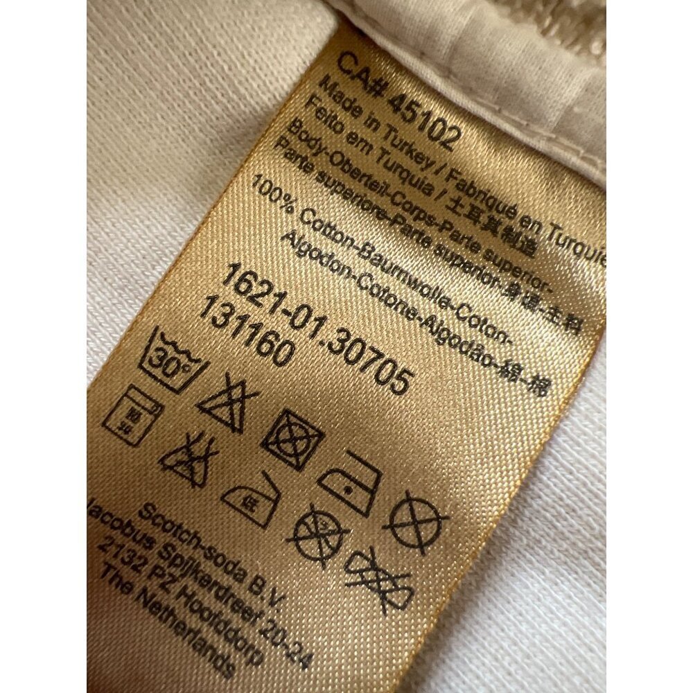 Scotch And Soda Maison Open Front Textured Cream … - image 5